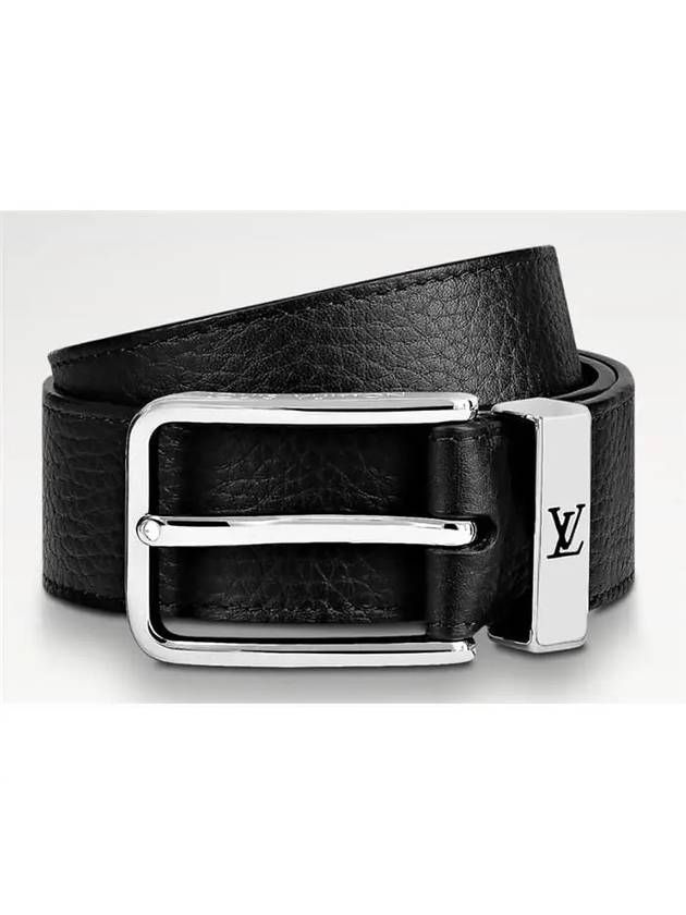 Men's Pont Neuf 35MM Leather Belt Black - LOUIS VUITTON - BALAAN 3