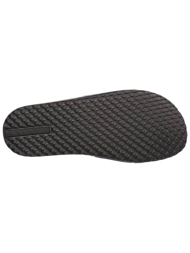 Men's Logo Slippers Black - PRADA - BALAAN 6