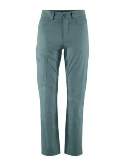 Women's Gefjon 2.0 Flexible Cotton Straight Pants Frost Green - KLATTERMUSEN - BALAAN 2