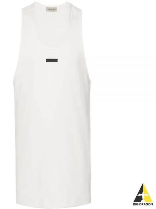 FG850026CTN white logo ribbed tank top - FEAR OF GOD - BALAAN 1