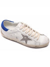 Superstar Blue Heel Tab Low Top Sneakers White - GOLDEN GOOSE - BALAAN 4