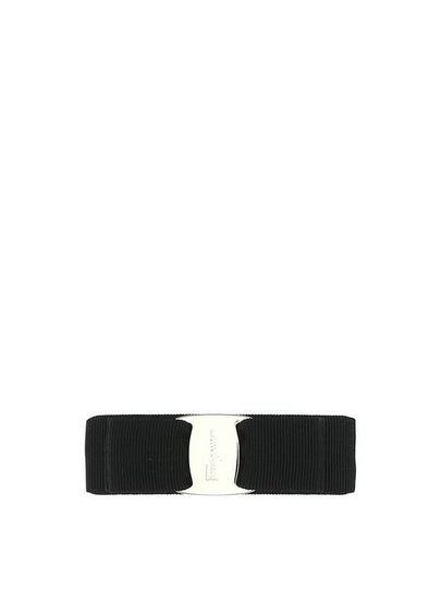 Vara Bow Hair Clip Black - SALVATORE FERRAGAMO - BALAAN 2