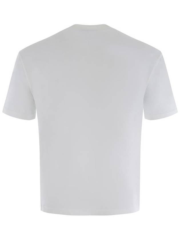 Logo Detail Crewneck Short Sleeve T-Shirt White - A.P.C. - BALAAN 4