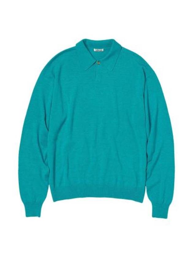 Sweater A24AP02SK Free AQUA BLUE - AURALEE - BALAAN 1