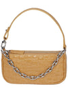 MINI RACHEL Croco Embossing Shoulder Bag 22PFMIRABISCCESMA BI BISCUIT BFB006 - BY FAR - BALAAN 1