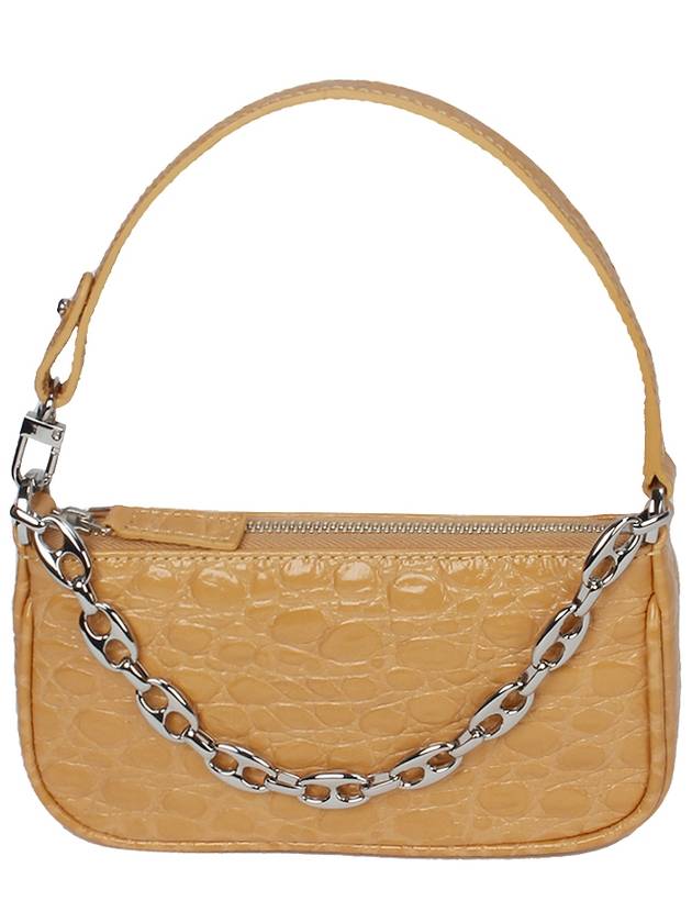 MINI RACHEL Croco Embossing Shoulder Bag 22PFMIRABISCCESMA BI BISCUIT BFB006 - BY FAR - BALAAN 1