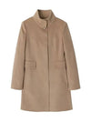 Women’s Agnese Single Coat Brown - MAX MARA - BALAAN 2