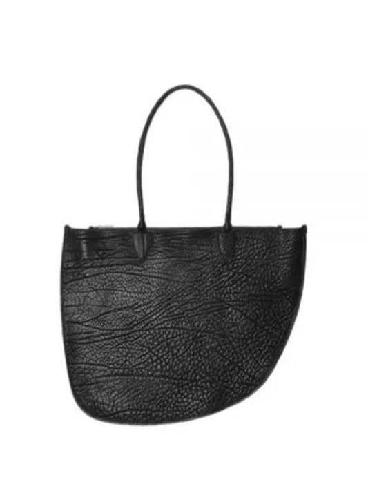 Shield Double Leather Tote Bag Black - BURBERRY - BALAAN 2