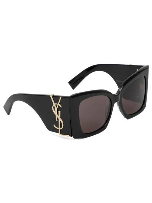 Eyewear Logo Sunglasses Black - SAINT LAURENT - BALAAN 1