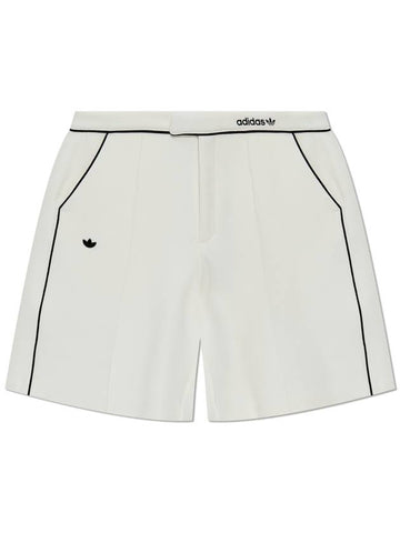 ADIDAS Originals Logo Shorts, Women's, White - ADIDAS ORIGINALS - BALAAN 1