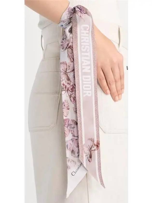 Camo Papillon Mitzah Scarf Pale Pink - DIOR - BALAAN 5