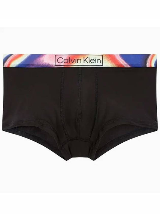 Underwear Heritage Trunk Logo Band Briefs Black - CALVIN KLEIN - BALAAN 1