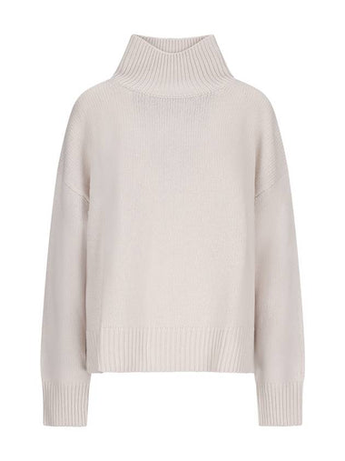 RELAXED CUT CASHMERE BLEND SWEATER - CALVIN KLEIN - BALAAN 1