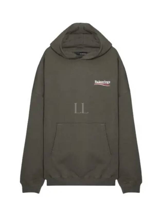 Political Campaign Oversized Fit Hoodie Green - BALENCIAGA - BALAAN 2