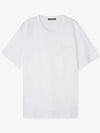 Face Patch Crew Neck Short Sleeve T-Shirt White - ACNE STUDIOS - BALAAN 3