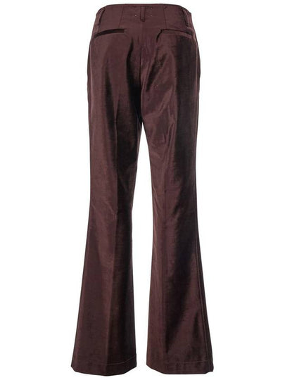 Brown Five-Pocket Pants In Cotton And Viscose Woman - FORTE FORTE - BALAAN 2