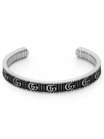 Double detail silver bracelet - GUCCI - BALAAN 1