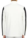 Men's Trans Half Zip Up Long Sleeve T-Shirt Offwhite - HORN GARMENT - BALAAN 5