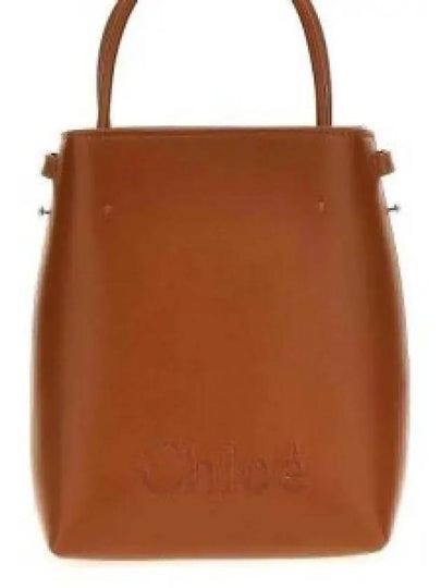 Sense Micro Calfskin Tote Bag Camel - CHLOE - BALAAN 2