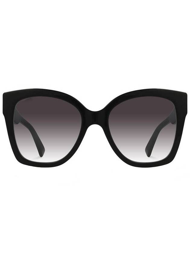 Eyewear Gray Gradient Lens Butterfly Sunglasses Black - GUCCI - BALAAN 1