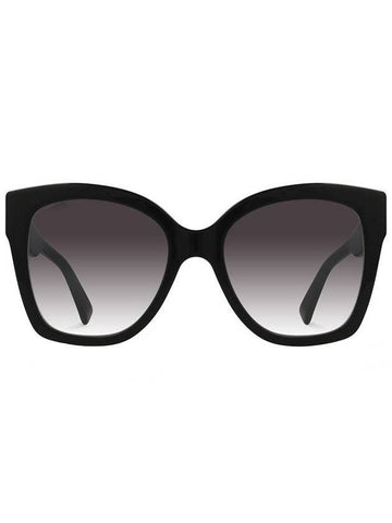 Eyewear Gray Gradient Lens Butterfly Sunglasses Black - GUCCI - BALAAN 1