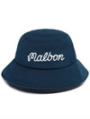 Amosa knit bucket hat DARK BLUE - MALBON GOLF - BALAAN 3