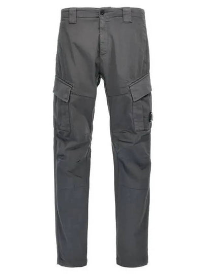 Logo Cargo Straight Pants Grey - CP COMPANY - BALAAN 2