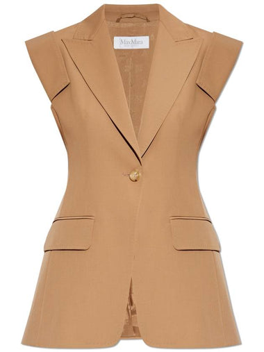 Max Mara Vest Bergamo, Women's, Brown - MAX MARA - BALAAN 1