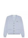 Bold Fox Head Patch Regular Cardigan Black - MAISON KITSUNE - BALAAN 2