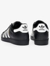 Men's Superstar Low Top Sneakers Core All Black - ADIDAS - BALAAN 5