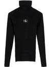 Jeans Logo Embroidered High Neck Sweater J20J221688 - CALVIN KLEIN - BALAAN 5