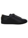 Signature Court Low Top Sneakers Black - SAINT LAURENT - BALAAN 1