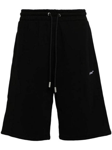 Pixel Skate Sweat Shorts Black - OFF WHITE - BALAAN 1