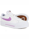 Court Legacy Lift Low Top Sneakers Fuchsia White - NIKE - BALAAN 3