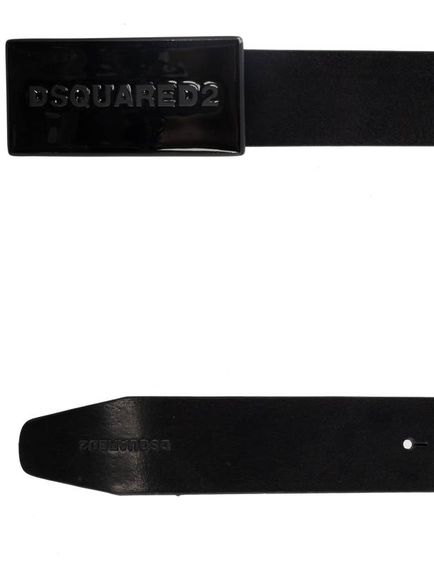 Dsquared2 Leather Belt, Men's, Black - DSQUARED2 - BALAAN 4