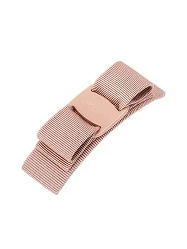 Vara Bow Hair Clip Rose Pink - SALVATORE FERRAGAMO - BALAAN 4