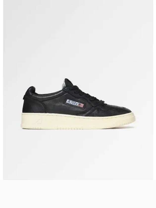 Medalist Vintage Goatskin Sneakers Black - AUTRY - BALAAN 1