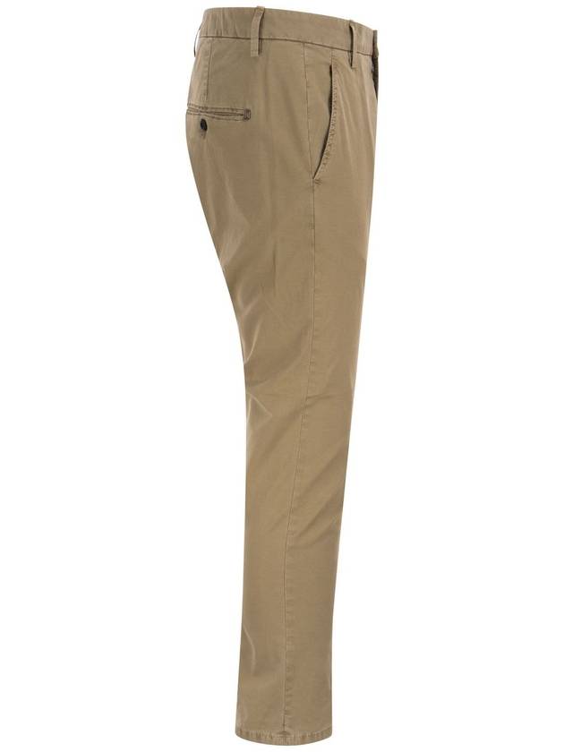 ALFREDO - Slim-fit cotton trousers - DONDUP - BALAAN 3