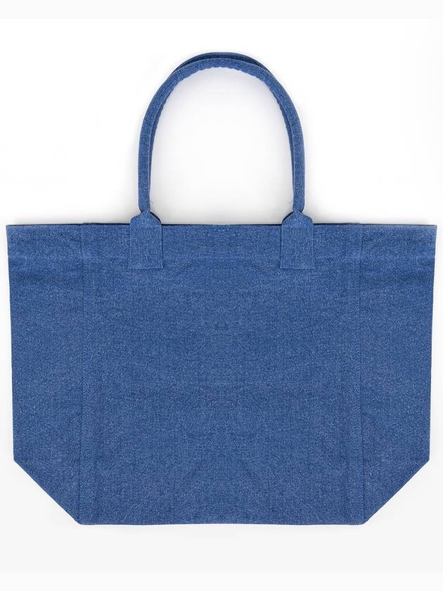 Yenky Embroidered Logo Large Shopper Tote Bag Blue - ISABEL MARANT - BALAAN 5