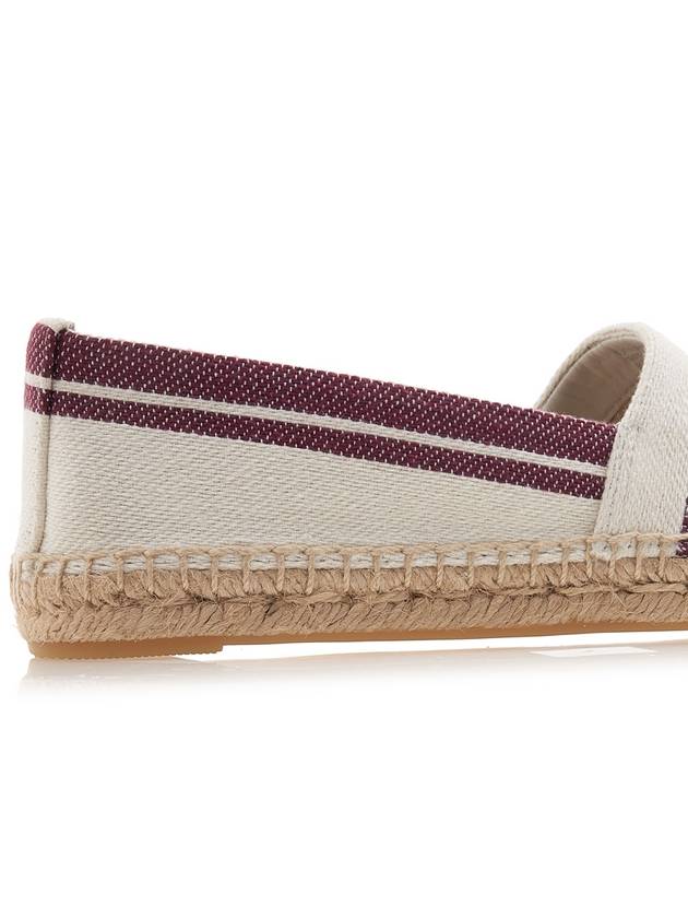 Logo Cotton Espadrille Dark Red - TORY BURCH - BALAAN 11