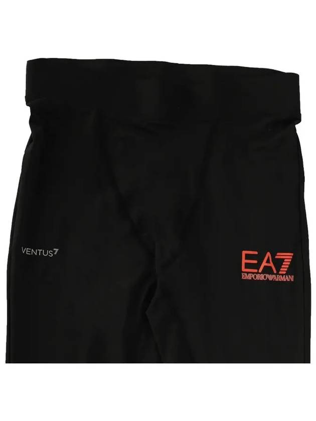 12Th Anniversary EA7 Logo Leggings Track Pants Black - EMPORIO ARMANI - BALAAN 5