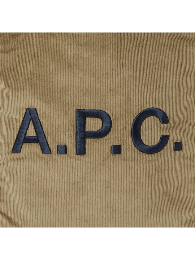 Lou Logo Vertical Tote Bag Camel - A.P.C. - BALAAN 8