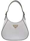 Women s 1BC179 White Cleo Medium Hobo Shoulder Bag - PRADA - BALAAN 1