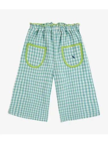 Vichy Woven Culotte Pants 124AC112 Italian Kids - BOBO CHOSES - BALAAN 1