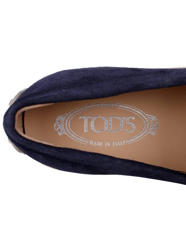 Flat Suede Loafers Blue - TOD'S - BALAAN 9