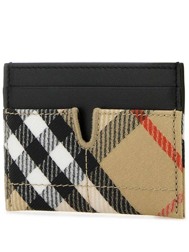 Snip Check Card Wallet Sand - BURBERRY - BALAAN 3