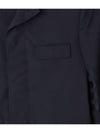 Men's Plain Weave 4 Bar Chesterfield Over Single Coat Dark Blue - THOM BROWNE - BALAAN 7