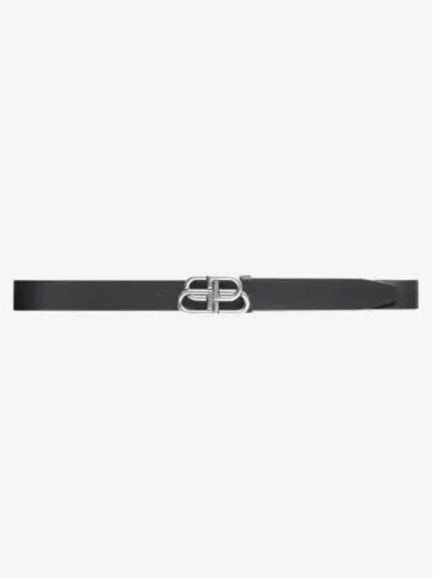 Men's BB Buckle Large Belt Black - BALENCIAGA - BALAAN 2