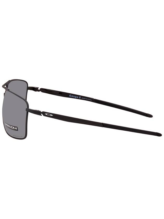 Oakley Gauge 8 Prizm Black Polarized Rectangular Men's Sunglasses OO4124 412402 62 - OAKLEY - BALAAN 3