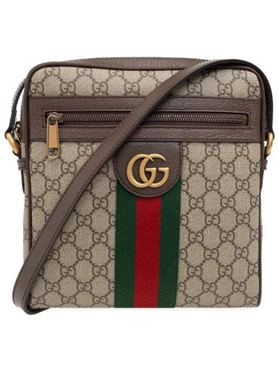 Men's Ophidia GG Small Messenger Bag Beige Ebony - GUCCI - BALAAN 2